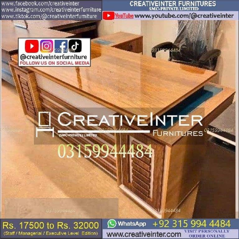 Office table study desk sofa chair workstation computer meeting 7