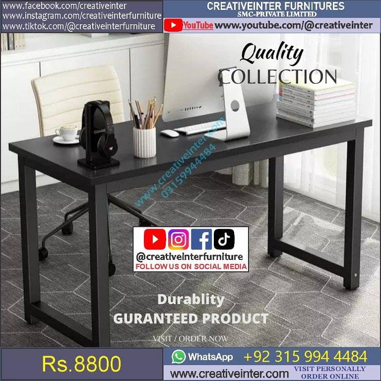 Office table study desk sofa chair workstation computer meeting 11