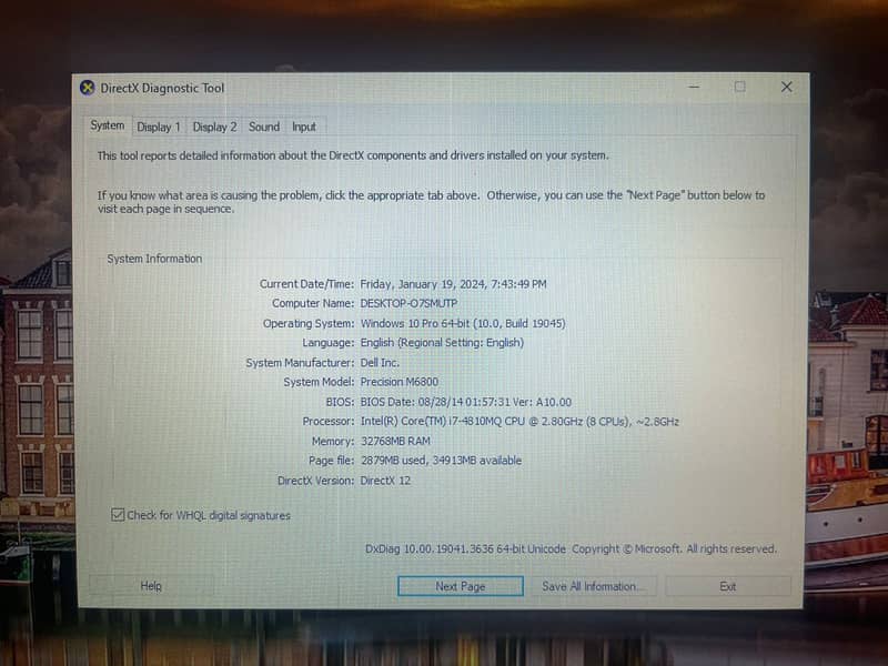 Dell Precision M6800 i7 4th MQ NVIDIA 4 GB (0322-8832611) 8