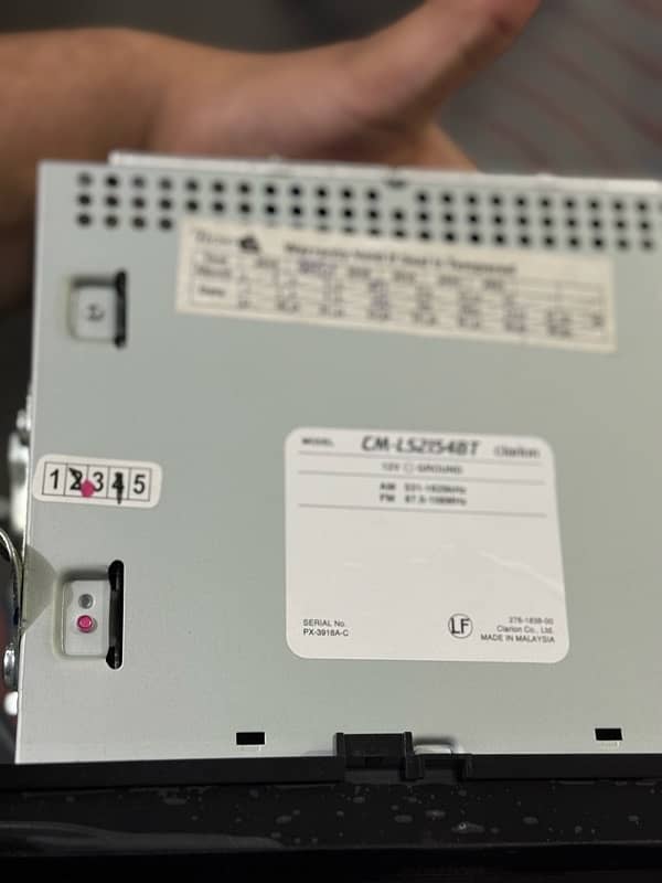 Clarion Genuine Multimedia with frame Corolla multimedia 1