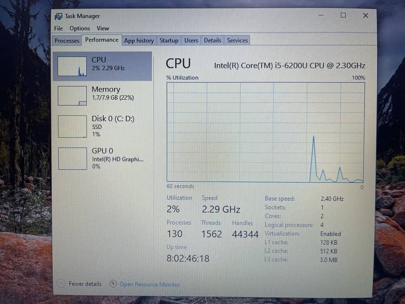 Fujitsu Lifebook E546 i5 6th Gen (0322-8832611) 8