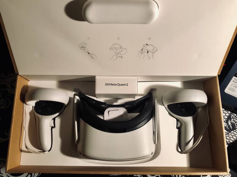Meta Quest 2 (128GB) VR Headset with Elite Strap – 10/10 Condition 3