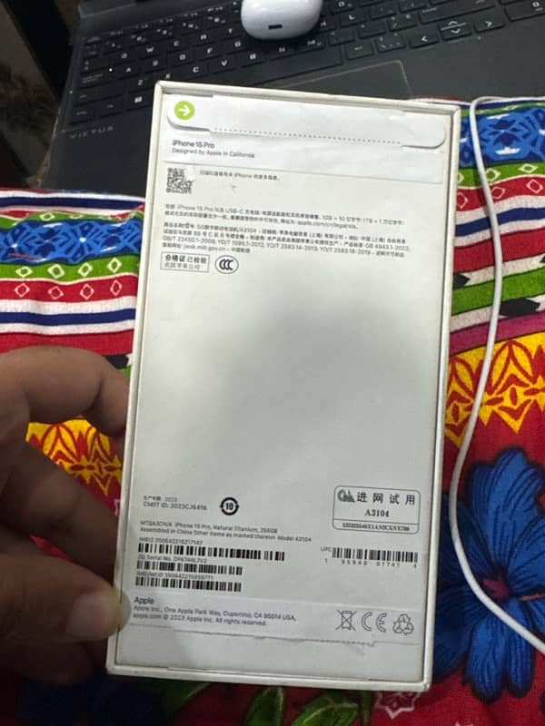 iphone 15 pro 256gb non pta 5 month used 6