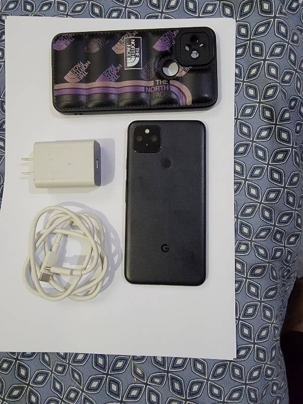 Google Pixel 5 8-128 Dual SIM PTA with genuine charger Sale Exchange 1