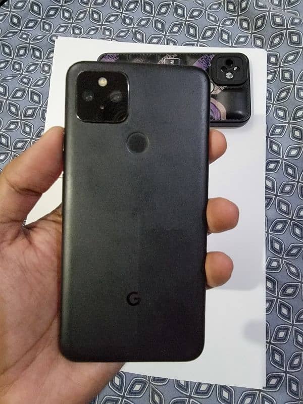 Google Pixel 5 8-128 Dual SIM PTA with genuine charger Sale Exchange 7