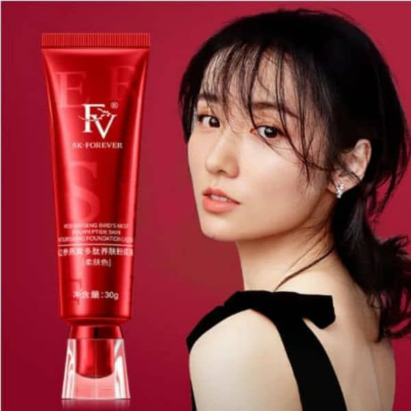 FV Foundation, Oil Absorb Ivory Liquid Foundation | Best Tube 30g 0