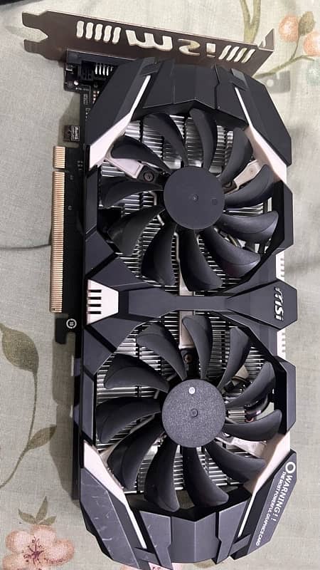 MSI GTX 1060 3gb DDR5 2