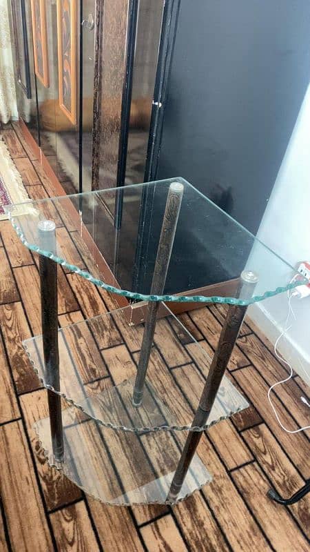 Glass Shelf Side Table 1
