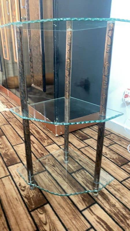 Glass Shelf Side Table 2