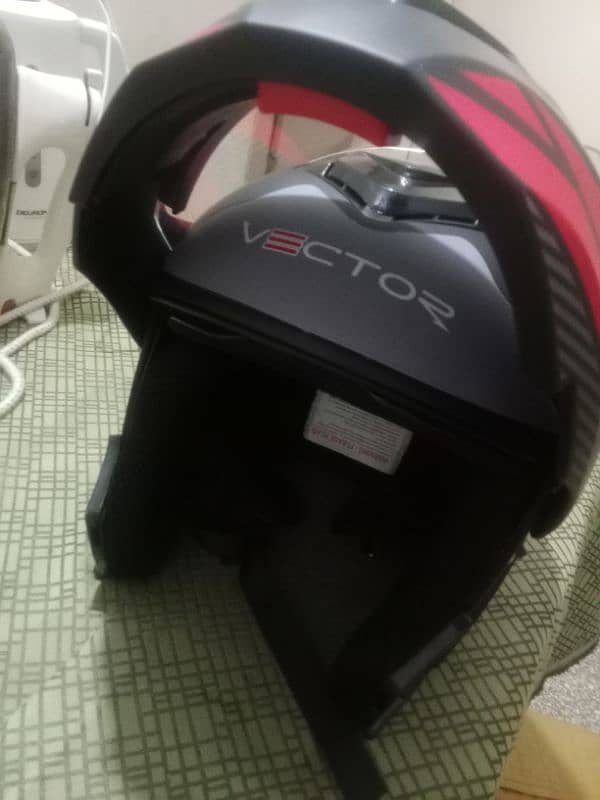 Victor helmet with 3 option half full and sunglasses 1