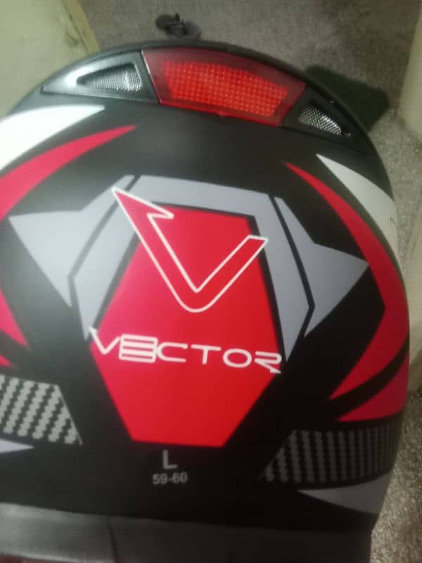 Victor helmet with 3 option half full and sunglasses 6