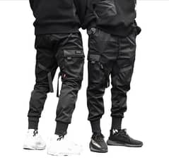 MEN'S CASUAL CARGO TROUSERS PANTS 6 POCKETS