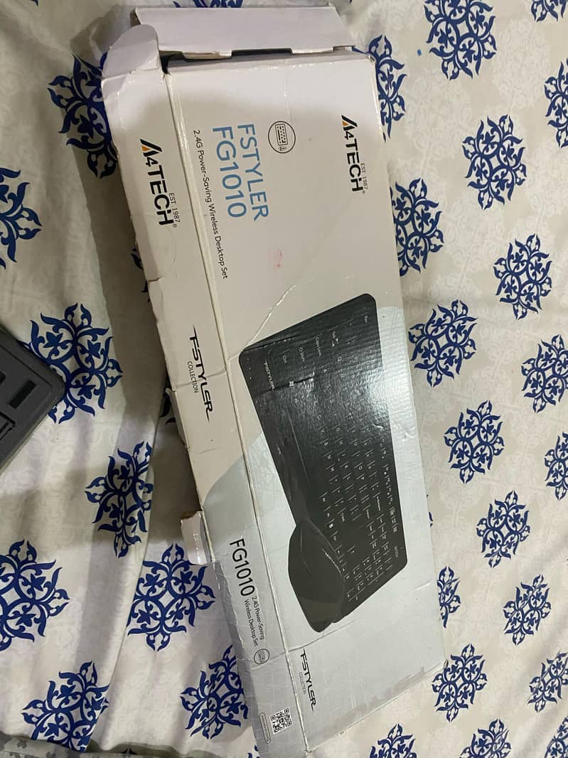 A4Tech high quality Mouse and keyboard set just like brand new wireles 1