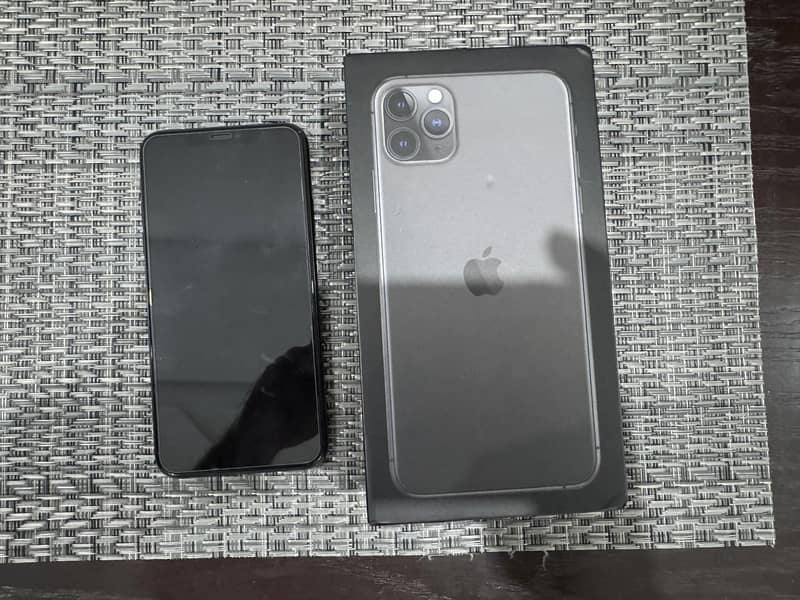 IPhone 11 Pro Max PTA Approved in excellnt condition complete imei box 0