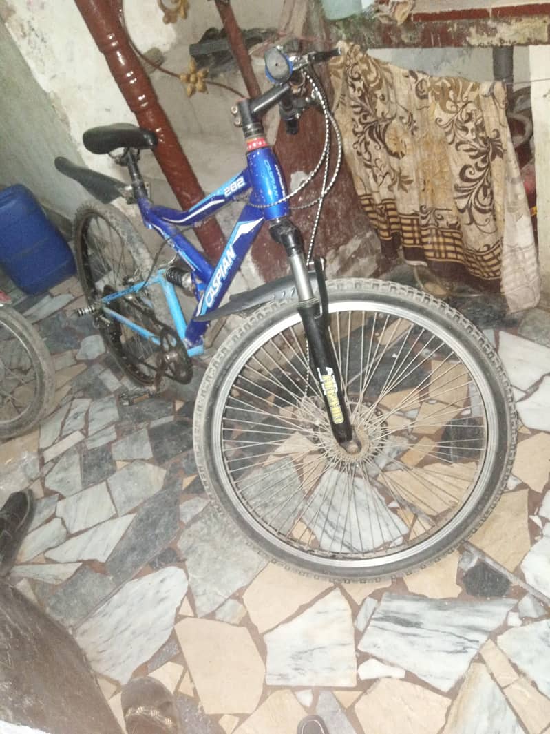 caspian bicycle 26 inches with good condition 9/10 condition 0