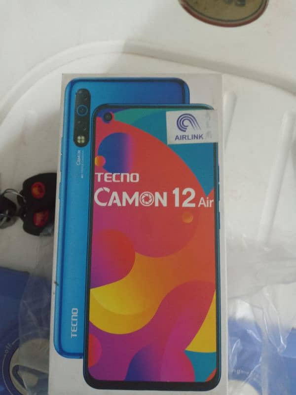 Tecno camon 12 with box 4 64 10