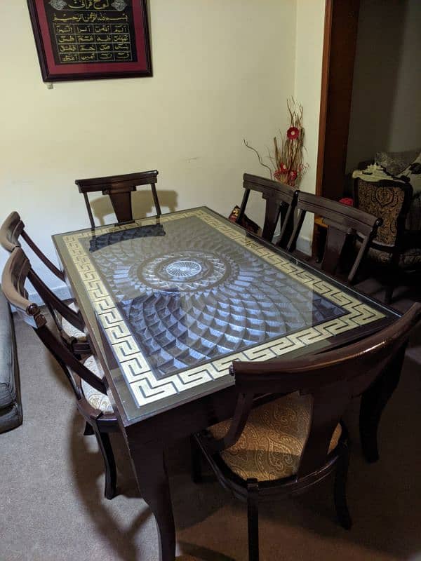 dining table for sale due to shifting. 1