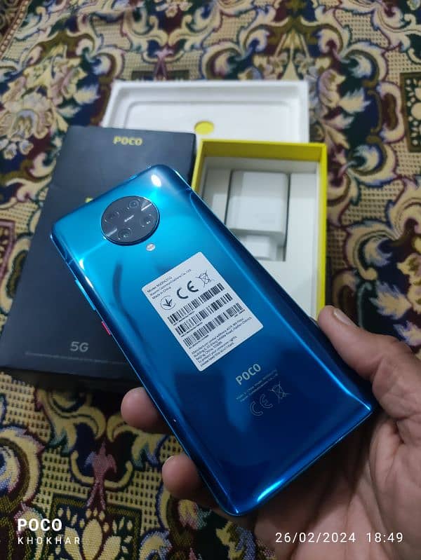 Poco f2 pro 13/256 GB dual Sim official PTA approved full box 1