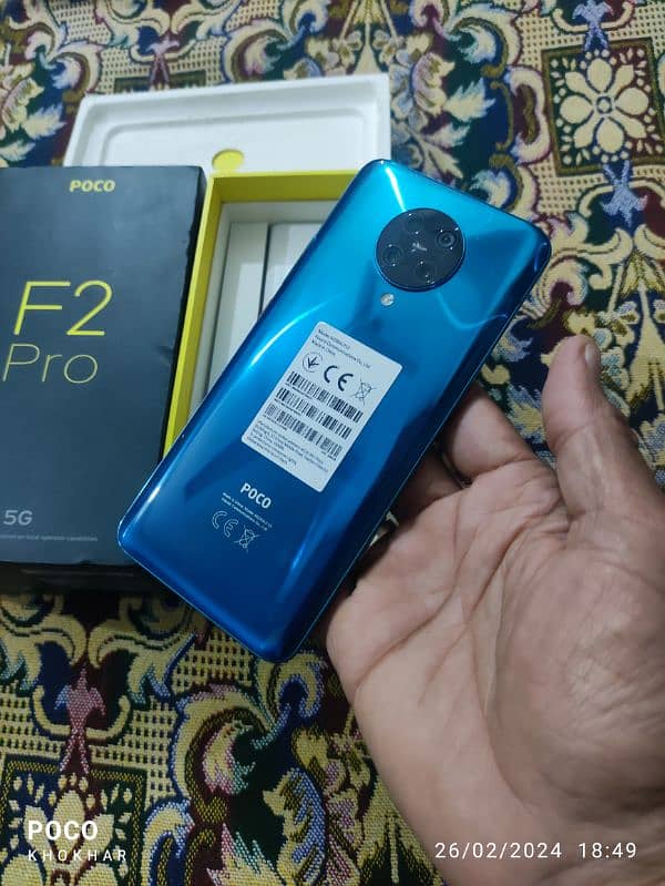 Poco f2 pro 13/256 GB dual Sim official PTA approved full box 2