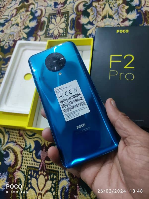Poco f2 pro 13/256 GB dual Sim official PTA approved full box 5