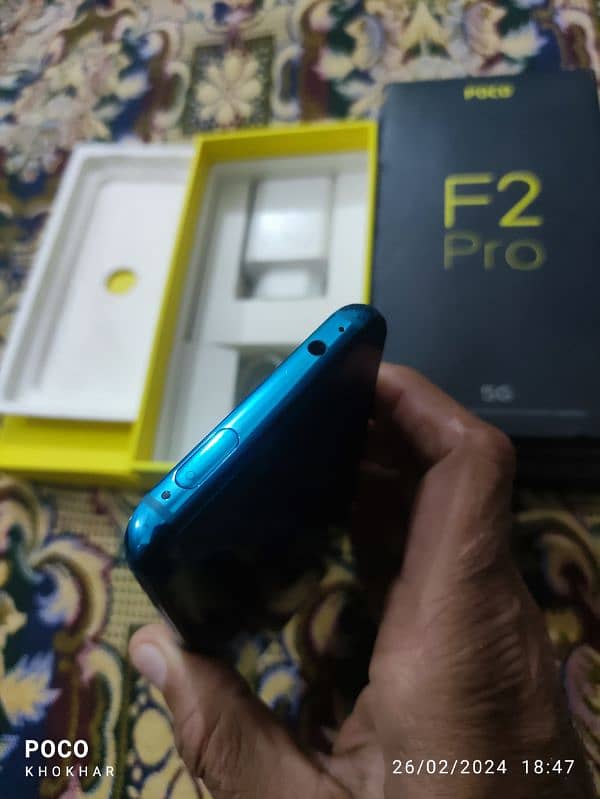 Poco f2 pro 13/256 GB dual Sim official PTA approved full box 8