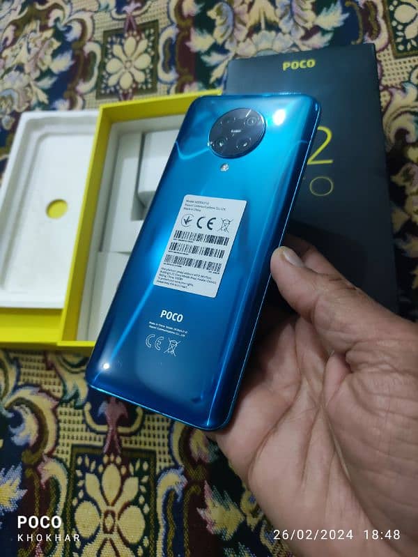Poco f2 pro 13/256 GB dual Sim official PTA approved full box 9