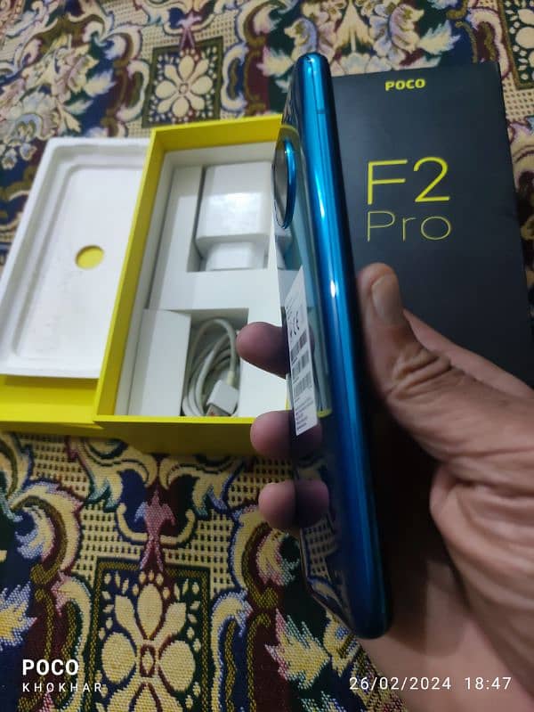 Poco f2 pro 13/256 GB dual Sim official PTA approved full box 12