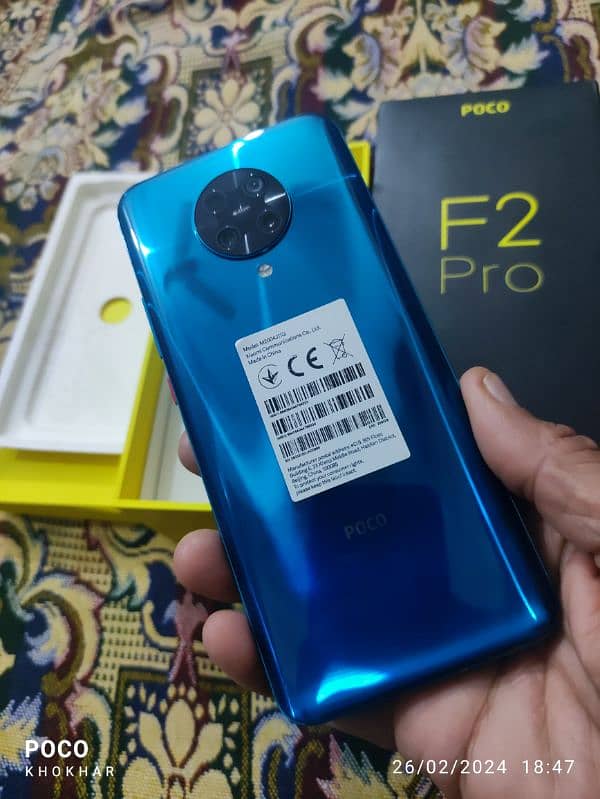 Poco f2 pro 13/256 GB dual Sim official PTA approved full box 13