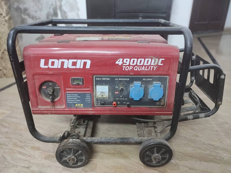 Loncin LC4900DDC - Petrol & Gas Generator 0
