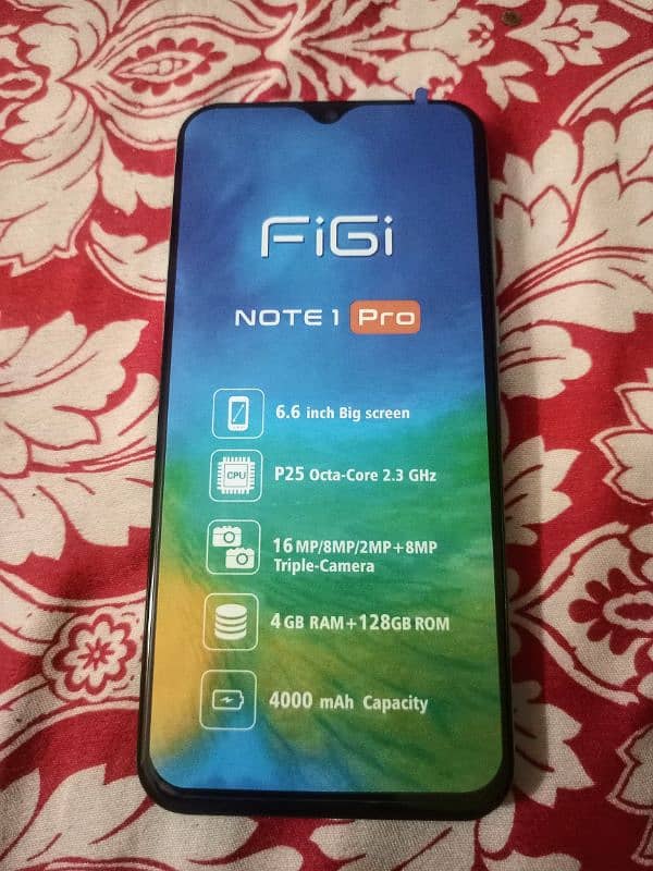 Figi Note 1 Pro 4/128 4000 mAh PTA Approved like Infinix, oppo, Tecno 3