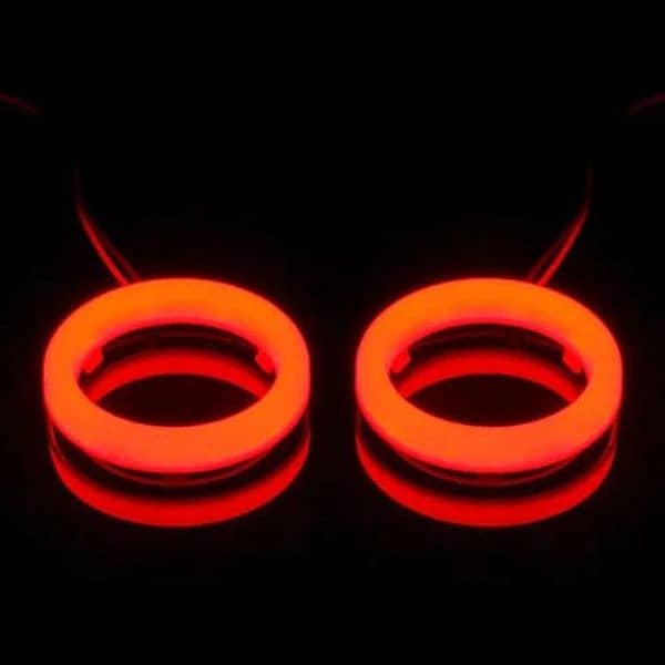 LED Angel Eyes Halo Rings - 80mm/90mm - Car & Bike Decorative Lights 4