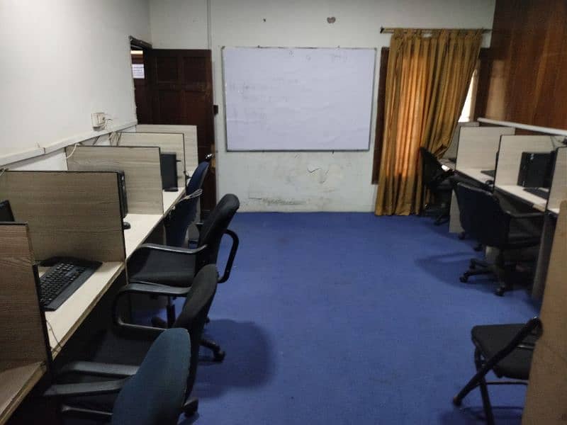 9 seats call center separate Ac room separate meter 0