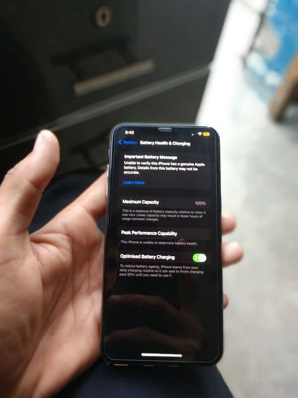 Iphone XS max Gold Colour PTA 3