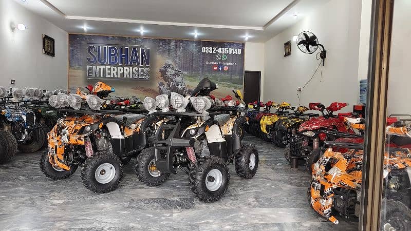 4 × 4 Hydraulic Disk Breaks 125cc Hammer Jeep Atv Quad  Deliver In All 0