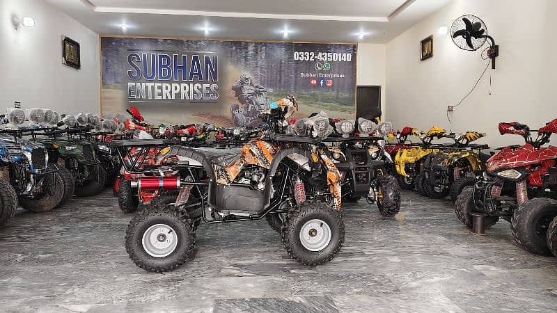 4 × 4 Hydraulic Disk Breaks 125cc Hammer Jeep Atv Quad  Deliver In All 1