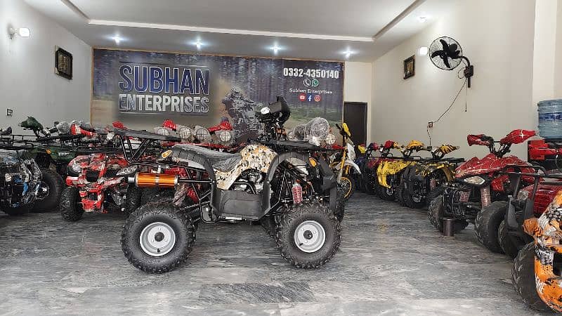 4 × 4 Hydraulic Disk Breaks 125cc Hammer Jeep Atv Quad  Deliver In All 7