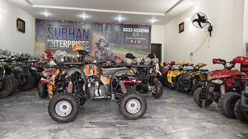 4 × 4 Hydraulic Disk Breaks 125cc Hammer Jeep Atv Quad  Deliver In All 9
