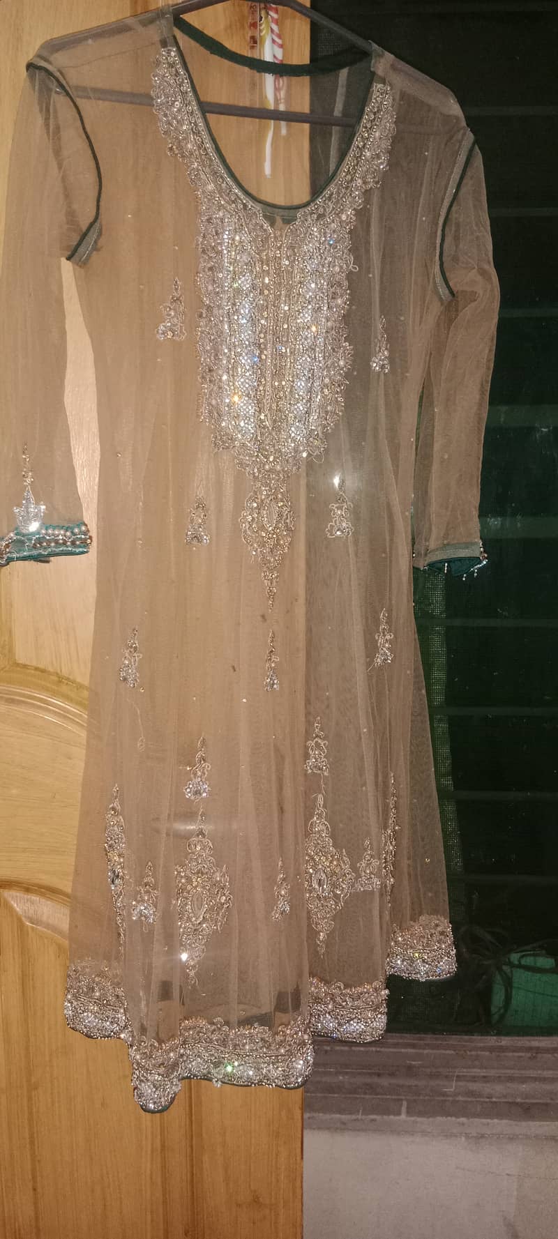 net short frok with sharara 1