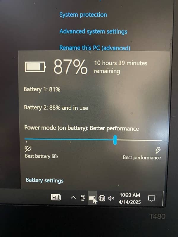 lenovo Thinkpad Core i5, 8th generation. 1