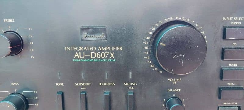 SANSUI AU D-607X LIKE JBL BOSE KLIPSCH DENON MARANTZ ONKYO KEF INTEGRA 1