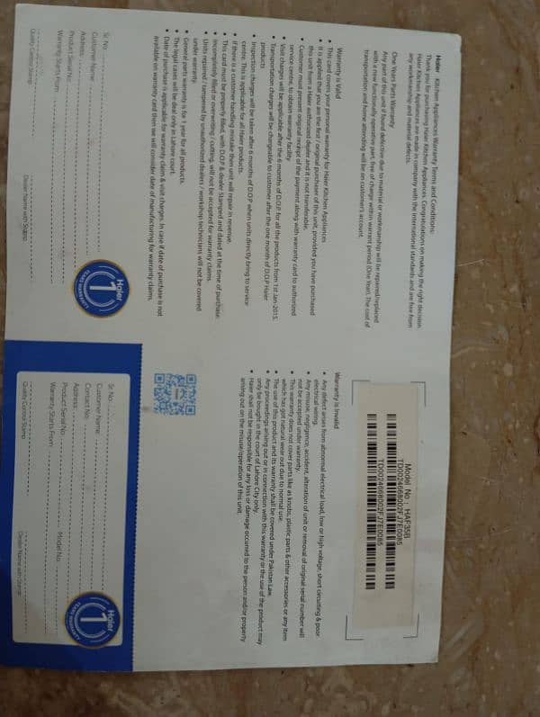 Haier Air fryer available with original boxing and warranty card 3