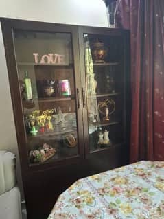 pure  wooden showcase