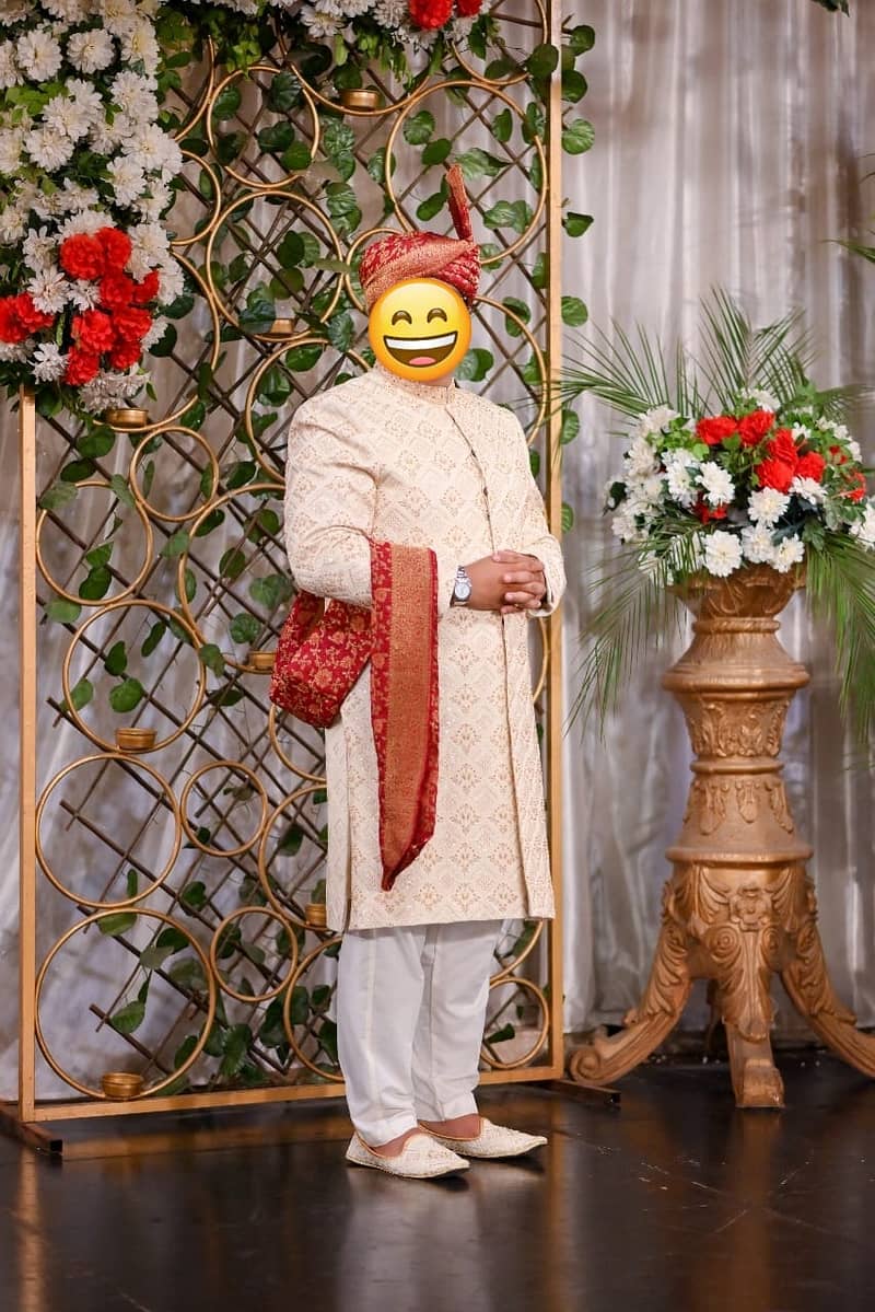 Sherwani Complete Set Available - Sherwani, Inner, Kulha and 0