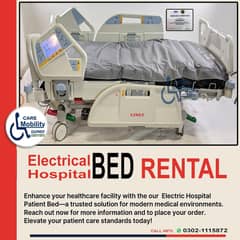 Manual BED FOR RENT |MEDICAL BED ON RENT  ICU SETUP FOR HOME RENT