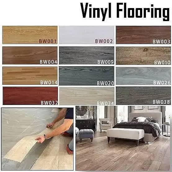 Vinyl sheet rol/ Vinyl flooring/ Pvc tiles flooring/ vinyl stickers 0