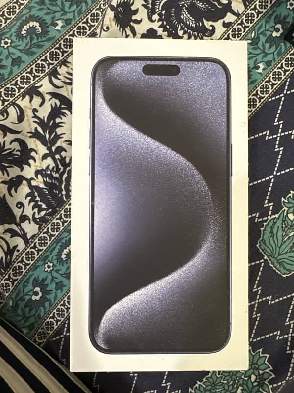 iPhone 15 Pro Max 256GB LLA Non-PTA Brand New Pin Pack 0