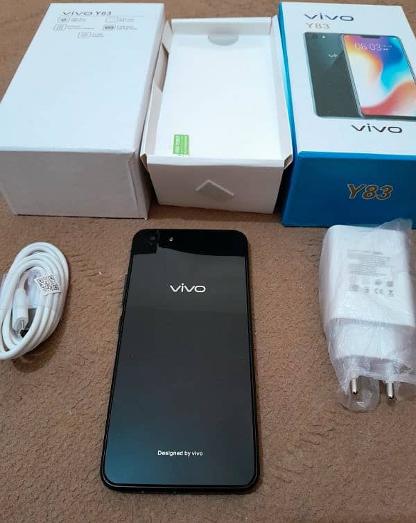 6/128GB, Vivo y83, With Box charger 1