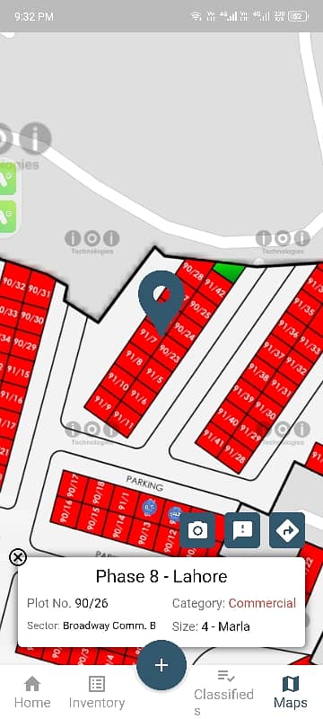 DHA Lahore Phase 8 Broadway Commercial 4 Marla Plot B Block For Sale 0