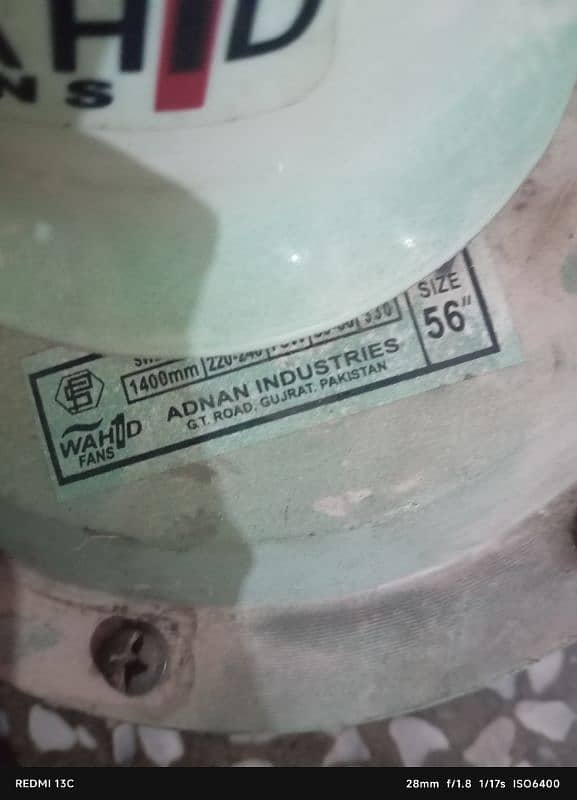 wahid fans 75 w size 56 8