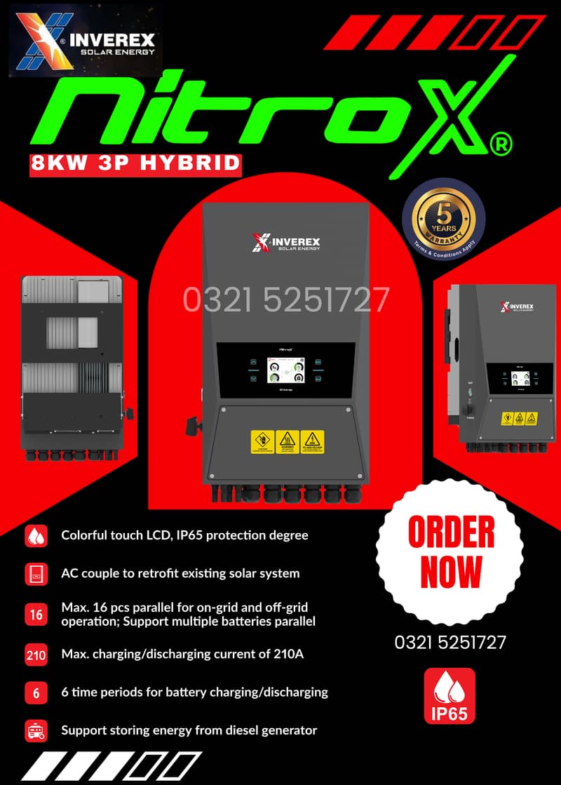 Nitrox hybrid 8kw 3 phase 0